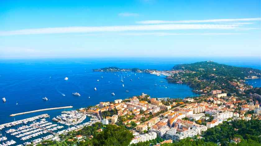 Panaromic view of Nice, France