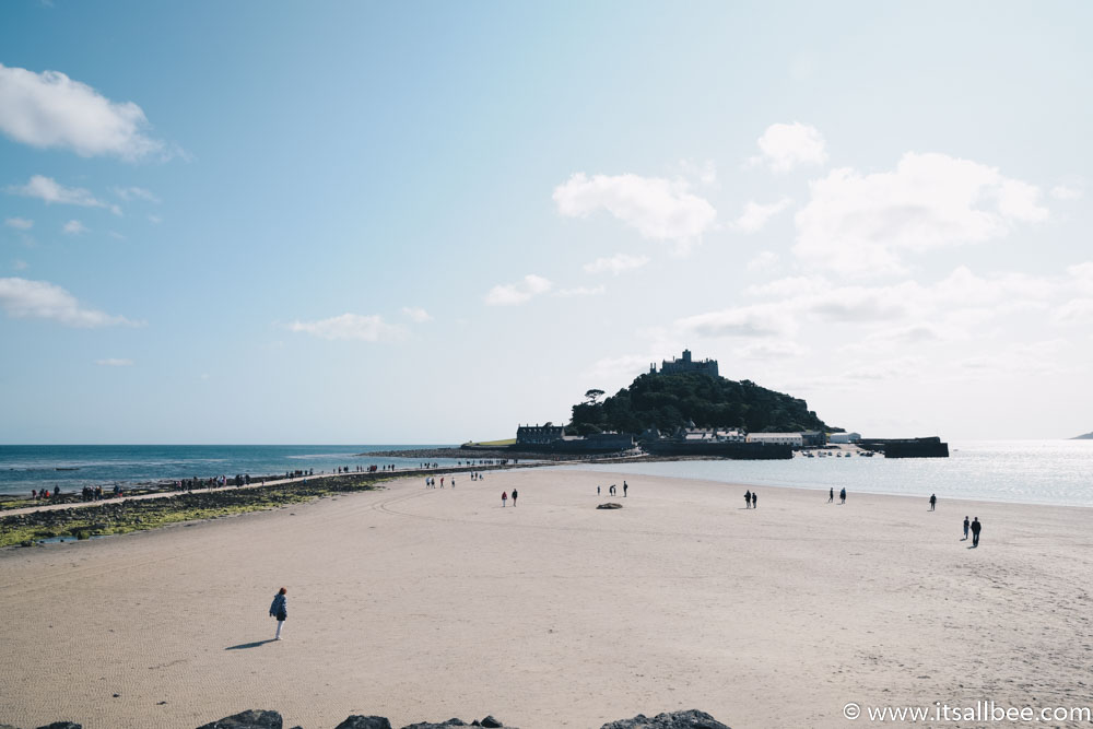 St Michaels Mount Cornwall - How To & Why You Need To Visit - st michaels mount cornwall gardens, ferries, best times to visit, how to get to St Michael's Mount and more. #uk #traveltips #itsallbee #cornwall #devon #penzanance #castles #marazion www.itsallbee.com 