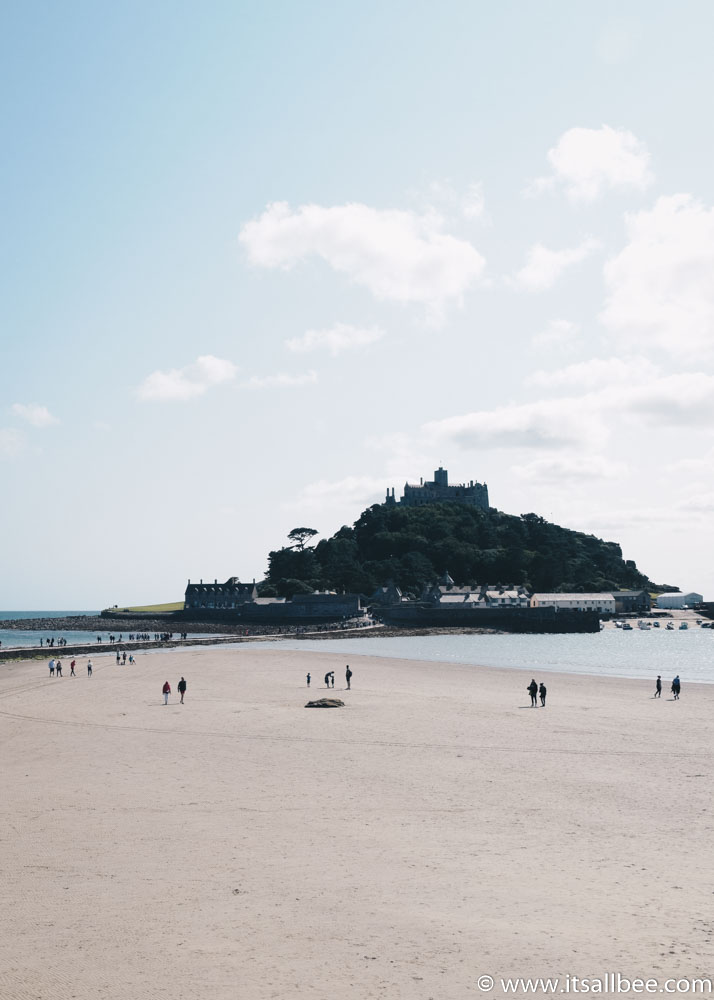 St Michaels Mount Cornwall - How To & Why You Need To Visit - st michaels mount cornwall gardens, ferries, best times to visit, how to get to St Michael's Mount and more. #uk #traveltips #itsallbee #cornwall #devon #penzanance #castles #marazion www.itsallbee.com 