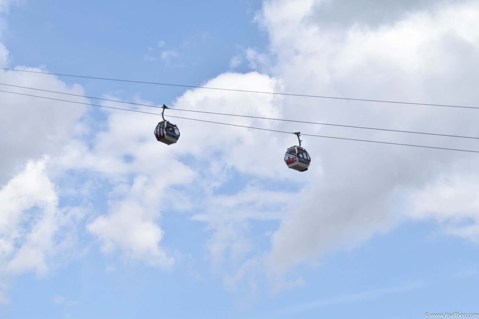 North Greenwich emirates cable cars