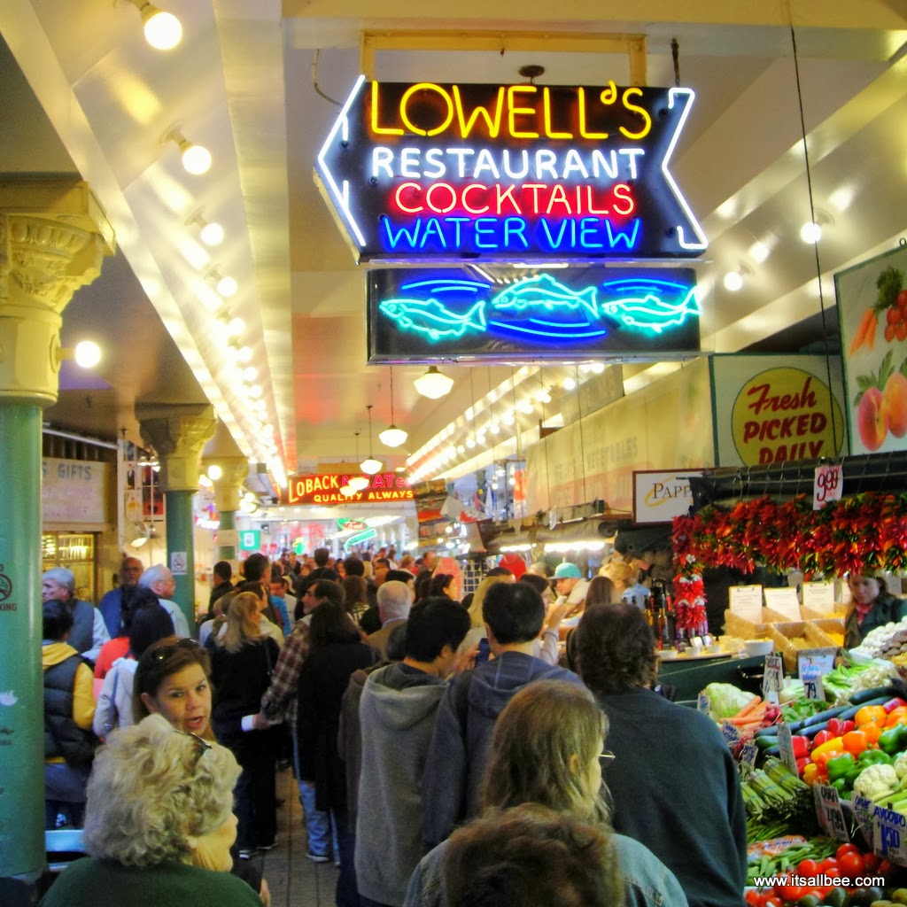 Fish Market Stalls - Pike Place Market Seattle