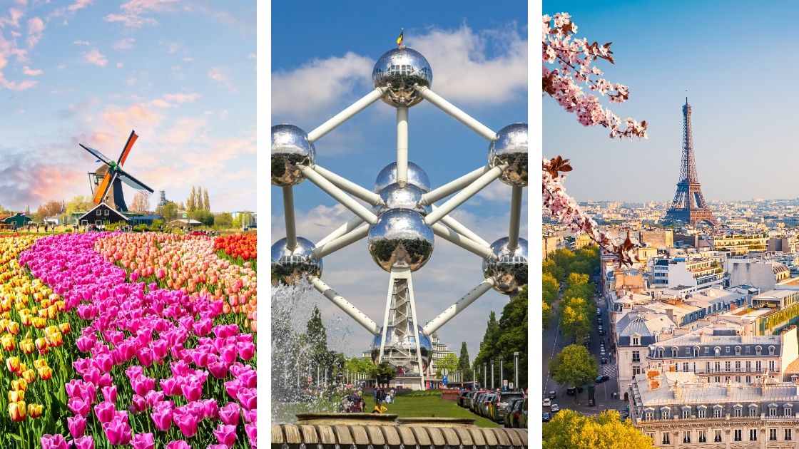 amsterdam brussels paris tour packages