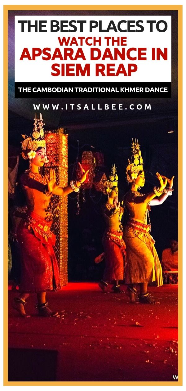 The Best Places To Watch Cambodia Apsara Dancers - Cambodia's traditional Khmer dance and the best restaurants in Siem Reap to watch the dance. #food #khmer #cuise #danceing #traditional #asia #southeastasia