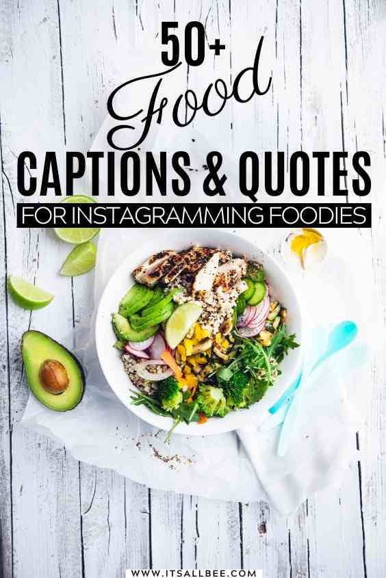 Instagram good captions for food pictures