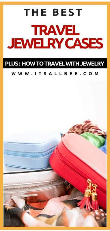 The Best Travel Jewelry Cases - These Personalized Jewelry Cases are Travel-Approved - Travel jewelry organizer cases storage #jewellerycase #jewellerybox #travel #organiser #trips #expensive jewellery - Travel Jewelry Box - www.itsallbee.com