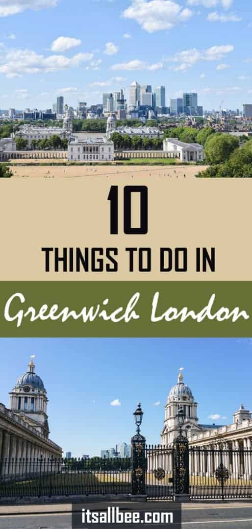 When the sun's out in London, Greenwich is the place to be. There's plenty things to do in Greenwich. Beautiful park, markets, restaurants, river views. Naval College, Observatory, Maritime Line, and so much more. #greenwichvillage #prettyLondon #uk #britain 10 Things To Do In Greenwich London - Everything you need to know about exploring this hidden gem in London. From cruising on the Thames to arrive at the games of Royal Naval College, exploring Queen's House Spiral Stair case to checking out the Greenwich Observatory and Greenwich Maritime. #London #traveltips #adventure #greenwich #parks #summer #fun #itsallbee