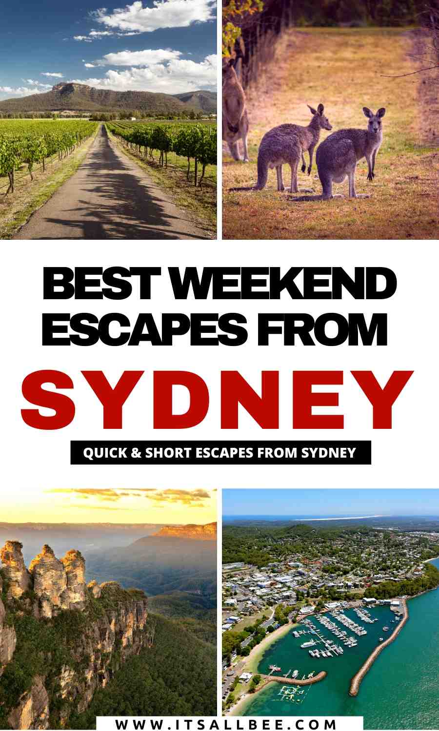 short escapes from sydney