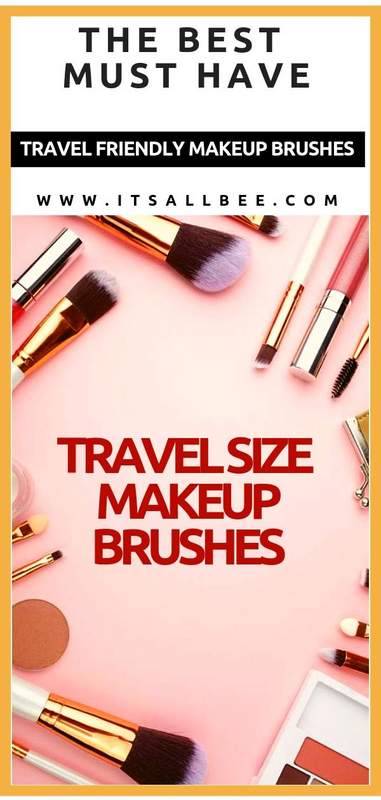 Go Places With These Travel Friendly Makeup Brush Sets - travel makeup bag essentials - Travel size makeup brushes #makeup #traveltip #packingtips #itsallbee #makeupbrushes #brushsets #makeuppalattes #eyemakeup #foundation #blusher #eyeshadow makeup brushes set affordable