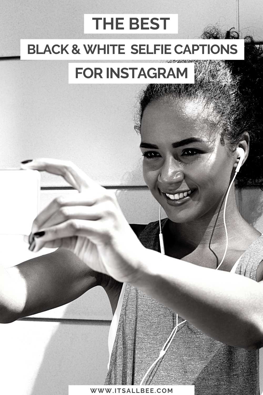 Best Black And White Selfie Captions For Instagram