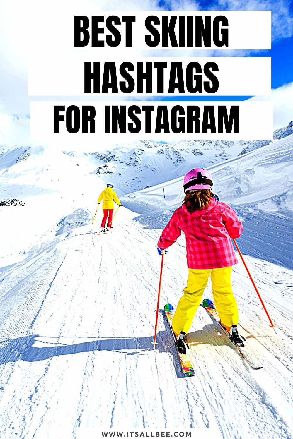 Best Vacation Hashtags For Instagram - skiing - beach - winter - family