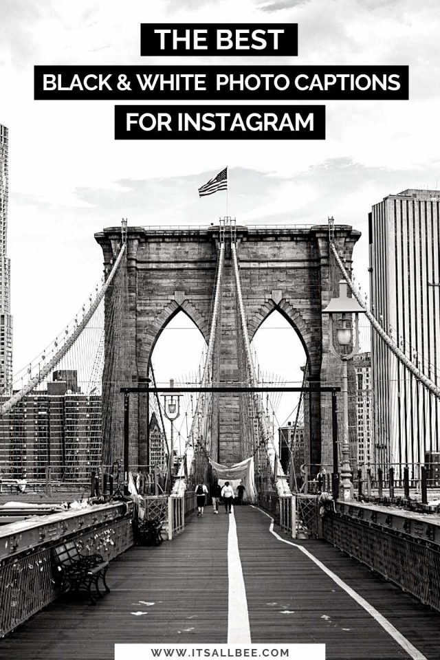 Best Black And White Selfie Captions For Instagram ItsAllBee Solo