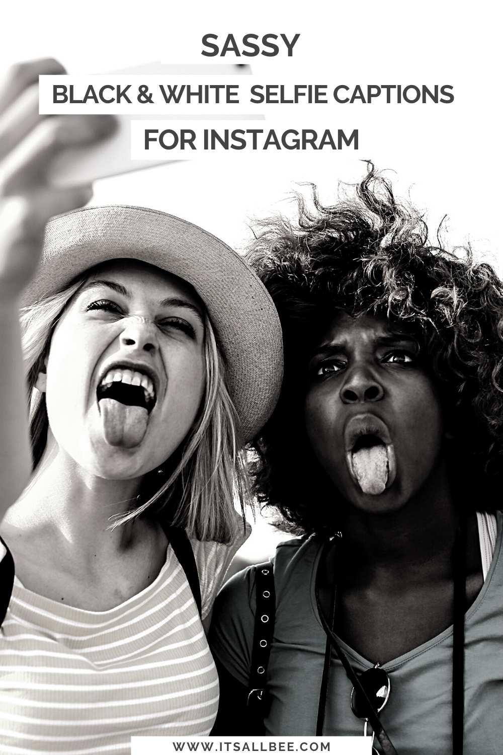 Best Black And White Selfie Captions For Instagram - ItsAllBee | Solo  Travel & Adventure Tips