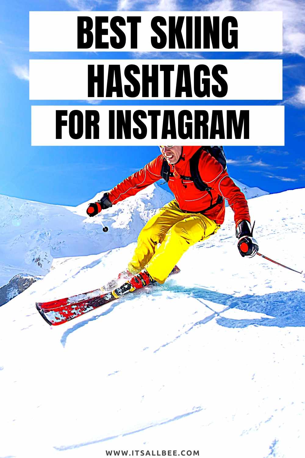 Best Vacation Hashtags For Instagram - skiing - beach - winter - family