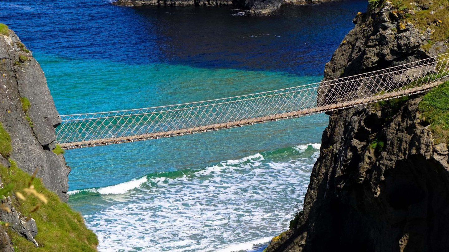 | Giant Causeway Ireland Rope Bridge |  Giant Causeway Ireland Rock Formations | Rope Bridge Northern Ireland | Ireland Travel Guide | Ireland Travel Best Spots | Ireland Travel Itinerary | Ireland Bucket List Things To Do In