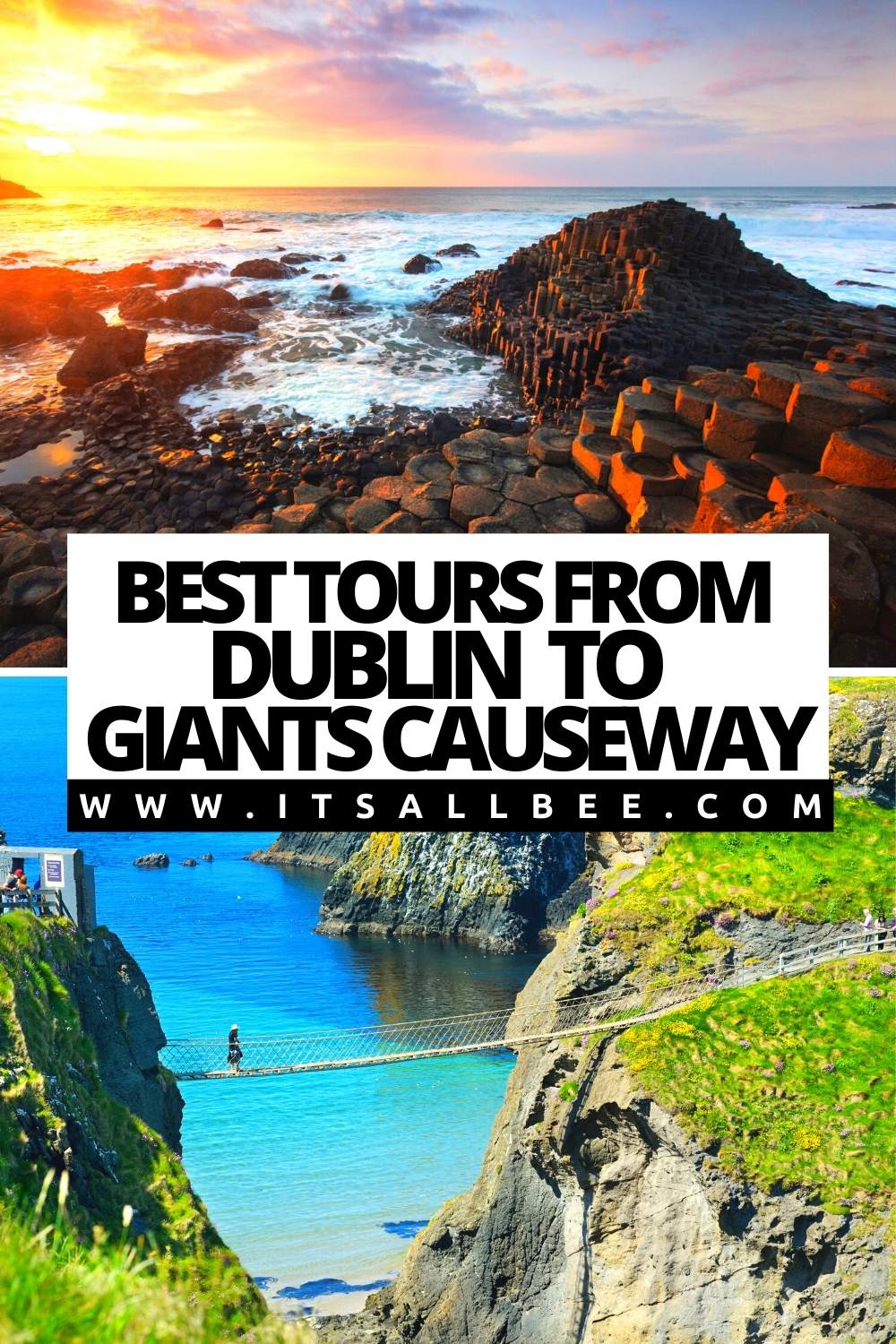 | Giant Causeway Ireland Rope Bridge |  Giant Causeway Ireland Rock Formations | Rope Bridge Northern Ireland | Ireland Travel Guide | Ireland Travel Best Spots | Ireland Travel Itinerary | Ireland Bucket List Things To Do In