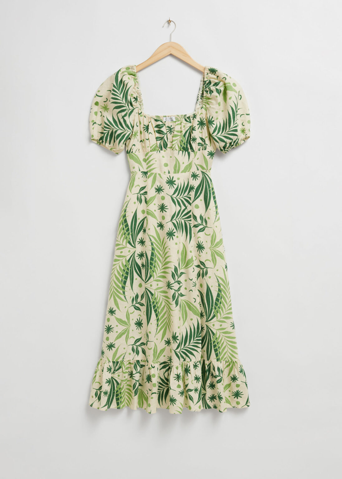 Women's Linen Desert Dress With Sleeves
