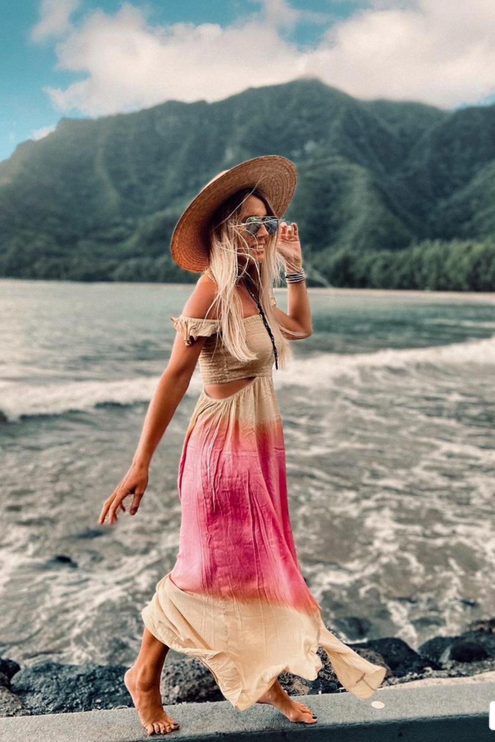 Discover the ultimate Hawaiian outfit inspiration with our top 21 ensemble ideas for every island activity. From beach lounging to elegant dinners, our packing list ensures you're stylishly prepared for paradise. #HawaiiFashion #TravelInStyle | Hawaii Outfit ideas | Hawaii Summer Outfit | Spring Outfit | Beach Outfit | Vacation Outfit | Hawaii Travel | What To Wear In Hawaii | Hawaii Packing List