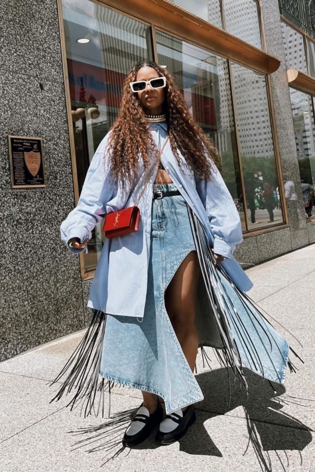 Discover stylish denim maxi skirt outfit ideas perfect for brunch, exploring, casual outings, and more. Get tips on how to balance your silhouette, choose the right footwear, and accessorize to elevate your look. Denim Maxi Skirts, Denim Maxi Skirt Outfit, Summer Outfit, Outfit Ideas, Denim Skirt Outfit Summer, Denim Skirt Outfit Ideas, Denim Skirt Outfit Winter, Denim Skirt Styling, Denim Skirts Long, Skirts Outfits, Style, Denim Skirt Longer, Denim Skirts Outfits Ideas, Skirt Outfit Aesthetic Discover stylish denim maxi skirt outfit ideas perfect for brunch, exploring, casual outings, and more. Get tips on how to balance your silhouette, choose the right footwear, and accessorize to elevate your look. Denim Maxi Skirts, Denim Maxi Skirt Outfit, Summer Outfit, Outfit Ideas, Denim Skirt Outfit Summer, Denim Skirt Outfit Ideas, Denim Skirt Outfit Winter, Denim Skirt Styling, Denim Skirts Long, Skirts Outfits, Style, Denim Skirt Longer, Denim Skirts Outfits Ideas, Skirt Outfit Aesthetic