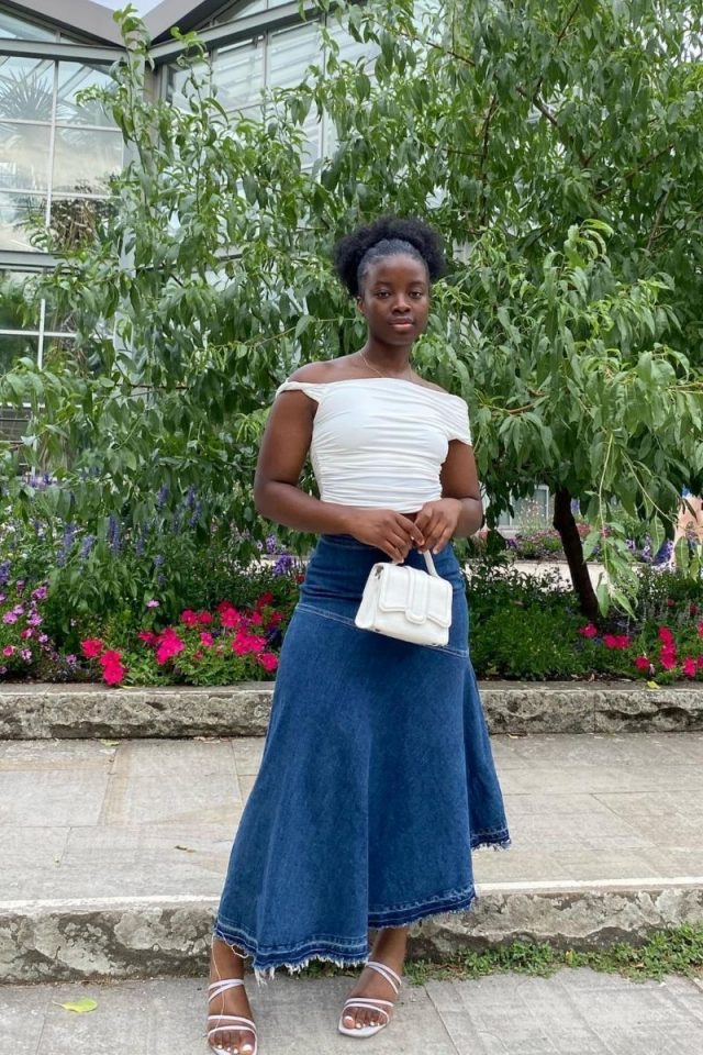 Discover stylish denim maxi skirt outfit ideas perfect for brunch, exploring, casual outings, and more. Get tips on how to balance your silhouette, choose the right footwear, and accessorize to elevate your look. Denim Maxi Skirts, Denim Maxi Skirt Outfit, Summer Outfit, Outfit Ideas, Denim Skirt Outfit Summer, Denim Skirt Outfit Ideas, Denim Skirt Outfit Winter, Denim Skirt Styling, Denim Skirts Long, Skirts Outfits, Style, Denim Skirt Longer, Denim Skirts Outfits Ideas, Skirt Outfit Aesthetic Discover stylish denim maxi skirt outfit ideas perfect for brunch, exploring, casual outings, and more. Get tips on how to balance your silhouette, choose the right footwear, and accessorize to elevate your look. Denim Maxi Skirts, Denim Maxi Skirt Outfit, Summer Outfit, Outfit Ideas, Denim Skirt Outfit Summer, Denim Skirt Outfit Ideas, Denim Skirt Outfit Winter, Denim Skirt Styling, Denim Skirts Long, Skirts Outfits, Style, Denim Skirt Longer, Denim Skirts Outfits Ideas, Skirt Outfit Aesthetic