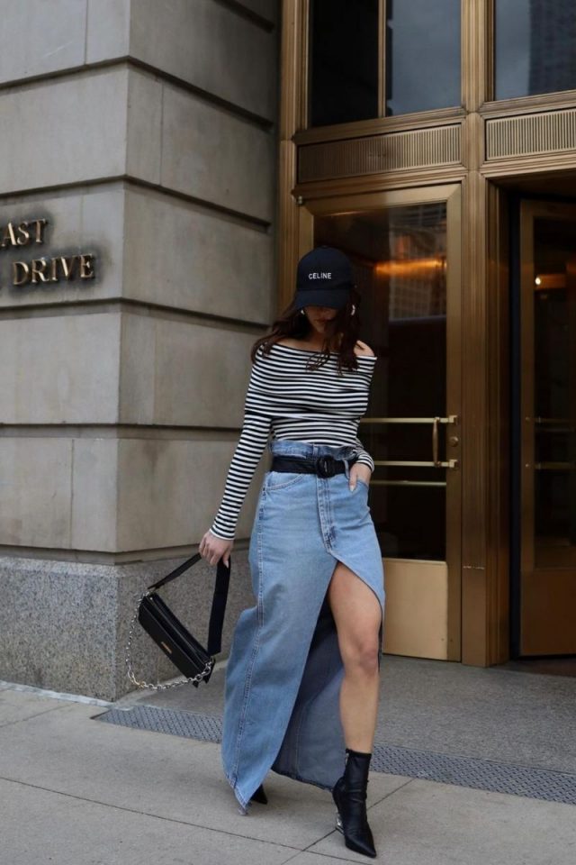 Discover stylish denim maxi skirt outfit ideas perfect for brunch, exploring, casual outings, and more. Get tips on how to balance your silhouette, choose the right footwear, and accessorize to elevate your look. Denim Maxi Skirts, Denim Maxi Skirt Outfit, Summer Outfit, Outfit Ideas, Denim Skirt Outfit Summer, Denim Skirt Outfit Ideas, Denim Skirt Outfit Winter, Denim Skirt Styling, Denim Skirts Long, Skirts Outfits, Style, Denim Skirt Longer, Denim Skirts Outfits Ideas, Skirt Outfit Aesthetic Discover stylish denim maxi skirt outfit ideas perfect for brunch, exploring, casual outings, and more. Get tips on how to balance your silhouette, choose the right footwear, and accessorize to elevate your look. Denim Maxi Skirts, Denim Maxi Skirt Outfit, Summer Outfit, Outfit Ideas, Denim Skirt Outfit Summer, Denim Skirt Outfit Ideas, Denim Skirt Outfit Winter, Denim Skirt Styling, Denim Skirts Long, Skirts Outfits, Style, Denim Skirt Longer, Denim Skirts Outfits Ideas, Skirt Outfit Aesthetic